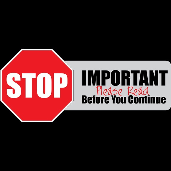 Important to read - Picture 1 of 2